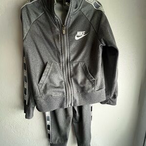 Nike Kids' Charcoal Gray Tracksuit